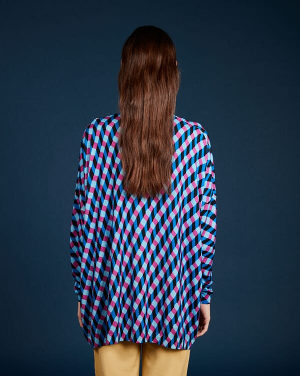 In Bed With You ABSTRACT PRINT TOP COL.1002