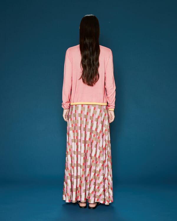 In Bed With You FLORAL PRINT LONG SKIRT COL.974