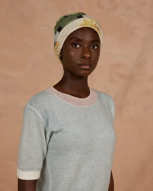 in bed with you FLORAL PRINT LONG TROUSERS COL.974