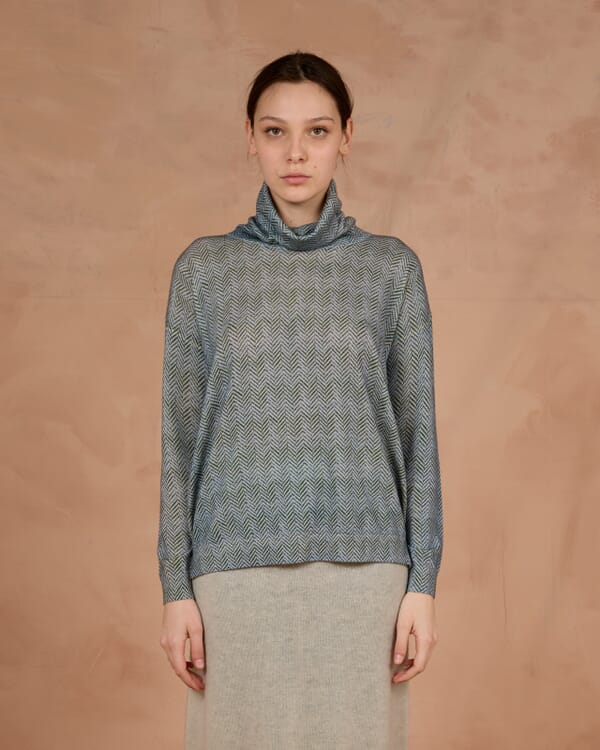 In Bed With You FLORAL PRINT V NECK JUMPER COL. 104