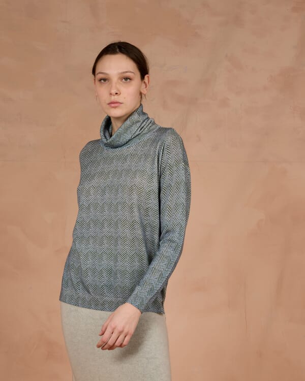 In Bed With You FLORAL PRINT V NECK JUMPER COL. 104