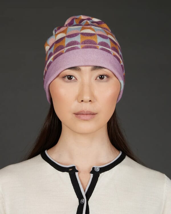 in bed with you GEOMETRIC CREWNECK JUMPER COL.185