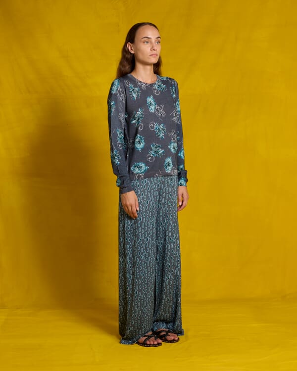 In Bed With You GEOMETRIC LONG DRESS COL.223