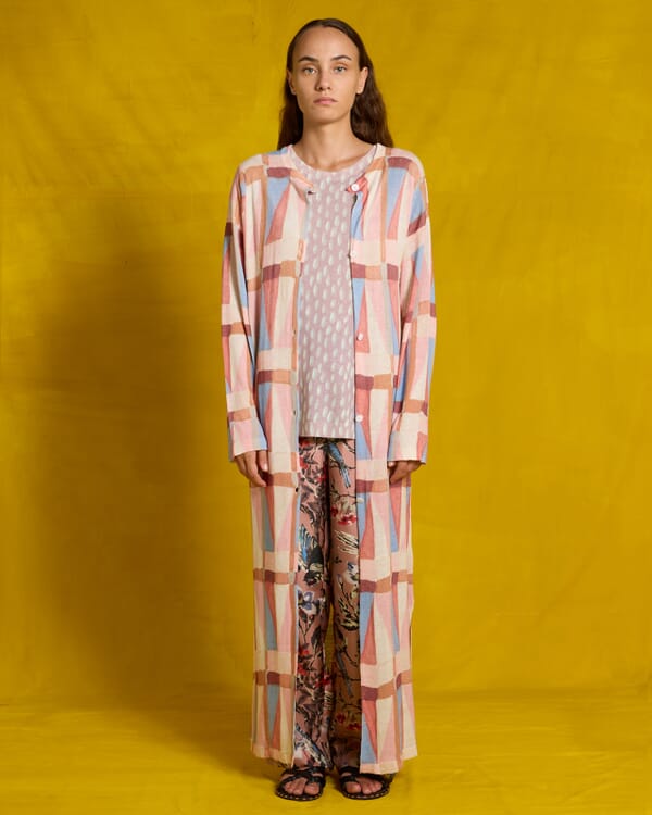 In Bed With You GEOMETRIC LONG DRESS COL.223