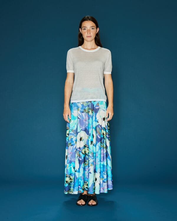 In Bed With You GEOMETRIC PRINT LONG SKIRT COL.928