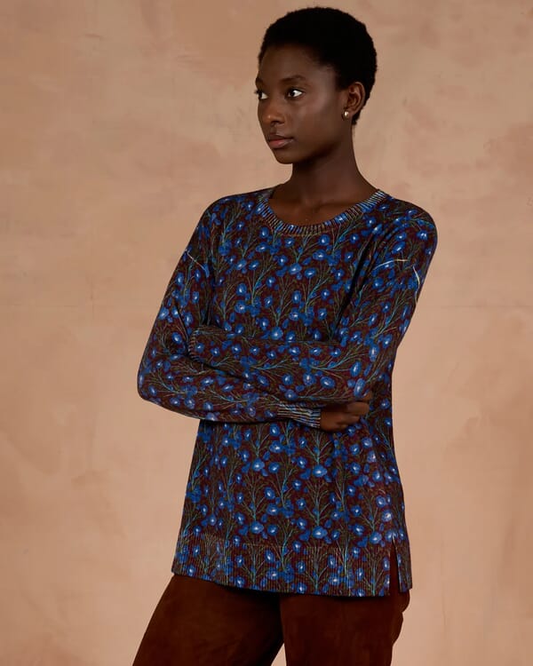 in bed with you GEOMETRIC PRINT LONG SKIRT COL.928