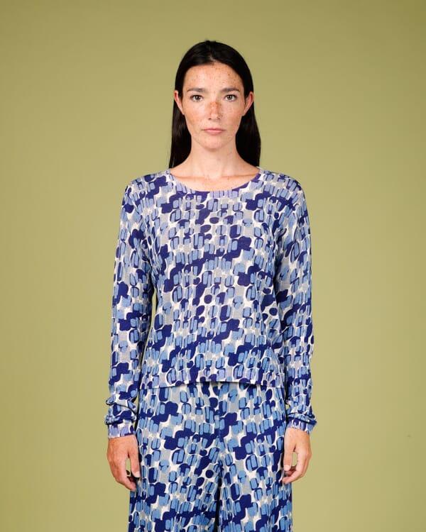 In Bed With You GEOMETRIC PRINT POLO COL.812