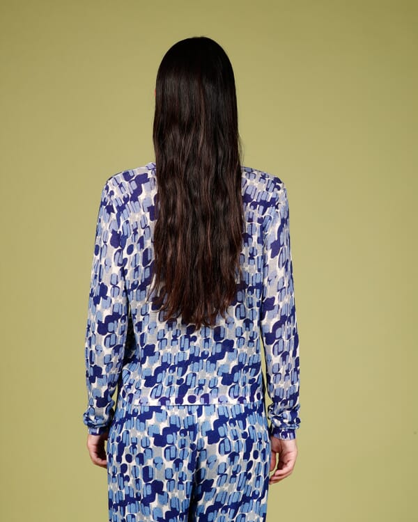 In Bed With You GEOMETRIC PRINT POLO COL.812