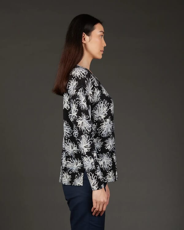 In Bed With You PAISLEY PRINT LONG SKIRT COL.315