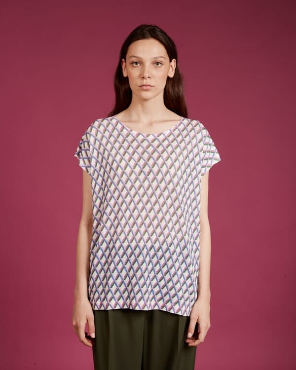 In Bed With You SOLID PRINT TOP COL.028