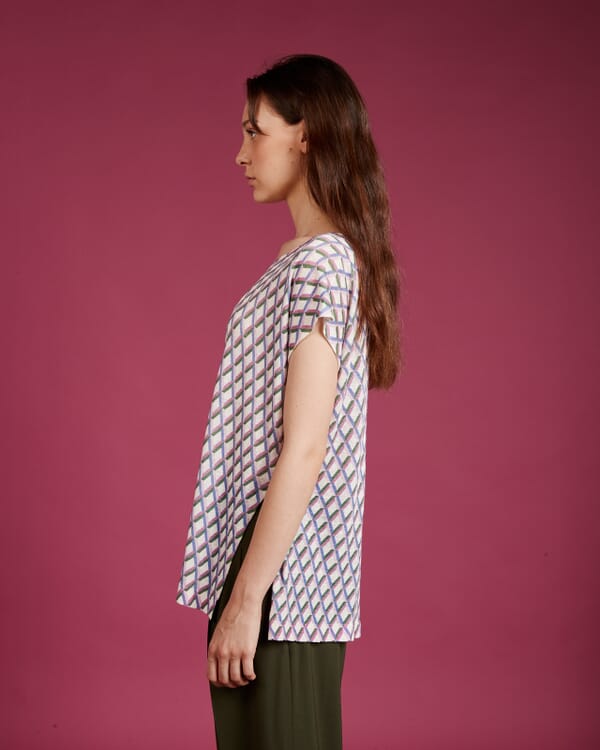 In Bed With You SOLID PRINT TOP COL.028