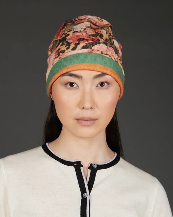 In Bed With You MULTI PRINT REVERSIBLE BEANIE COL.006