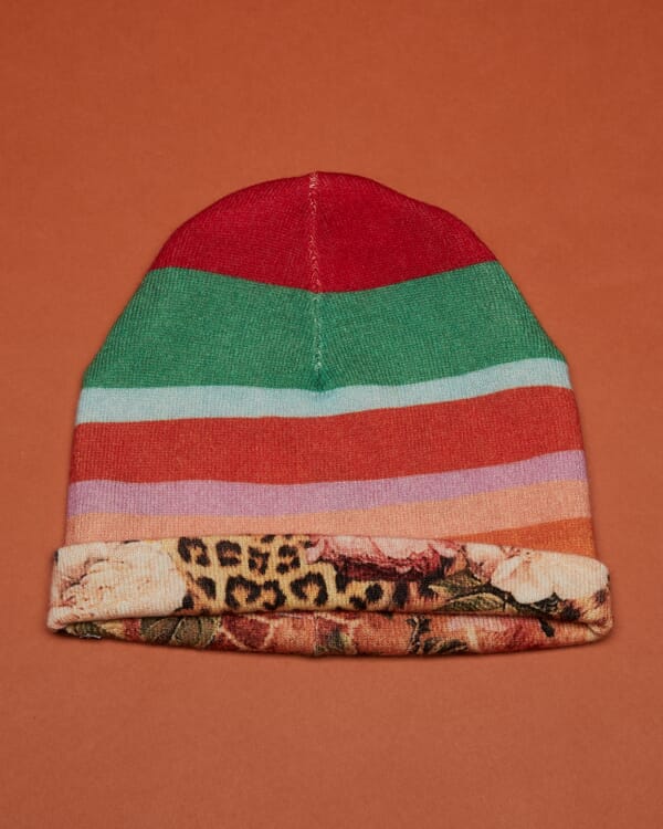 In Bed With You MULTI PRINT REVERSIBLE BEANIE COL.006