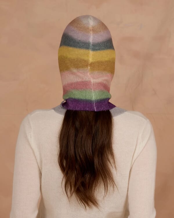 in bed with you MULTI PRINT REVERSIBLE BEANIE COL.007