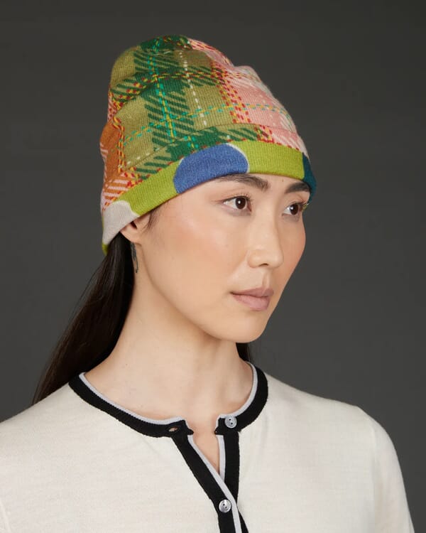 In Bed With You MULTI PRINT REVERSIBLE BEANIE COL.011