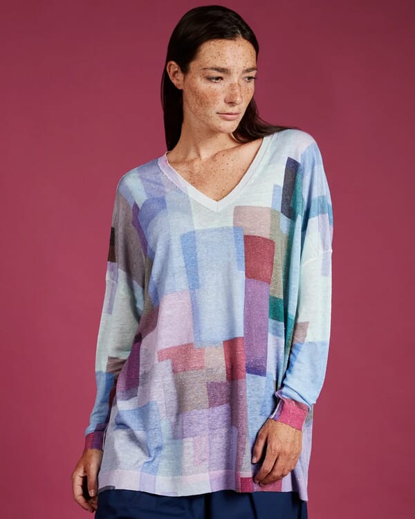 in bed with you MULTI PRINT REVERSIBLE BEANIE COL.017