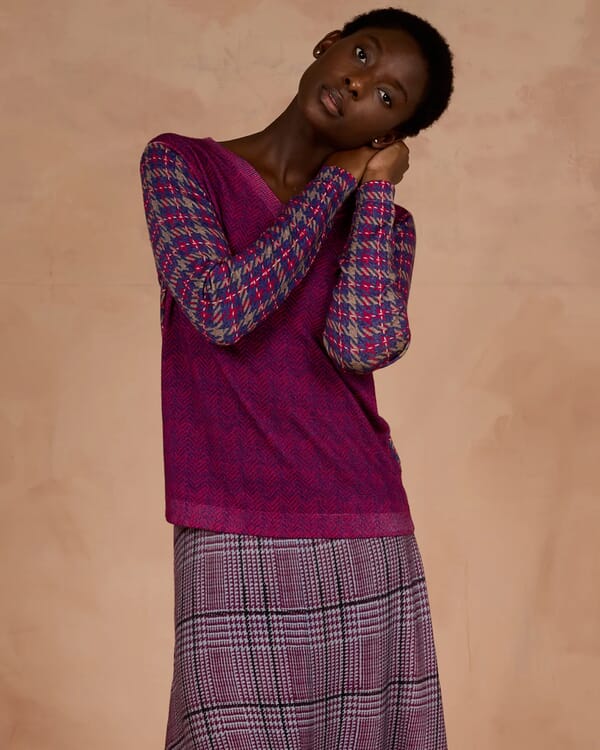 in bed with you MULTI PRINT REVERSIBLE BEANIE COL.020