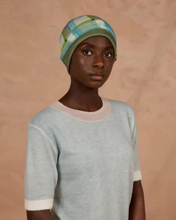 in bed with you MULTI PRINT REVERSIBLE BEANIE COL.020