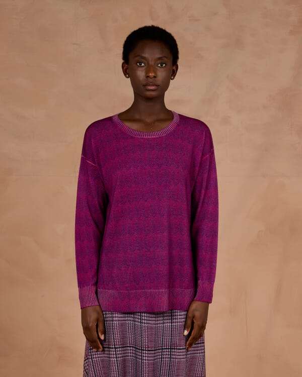 In Bed With You MULTIPRINT REVERSIBLE CARDIGAN WITH POCKETS COL.506