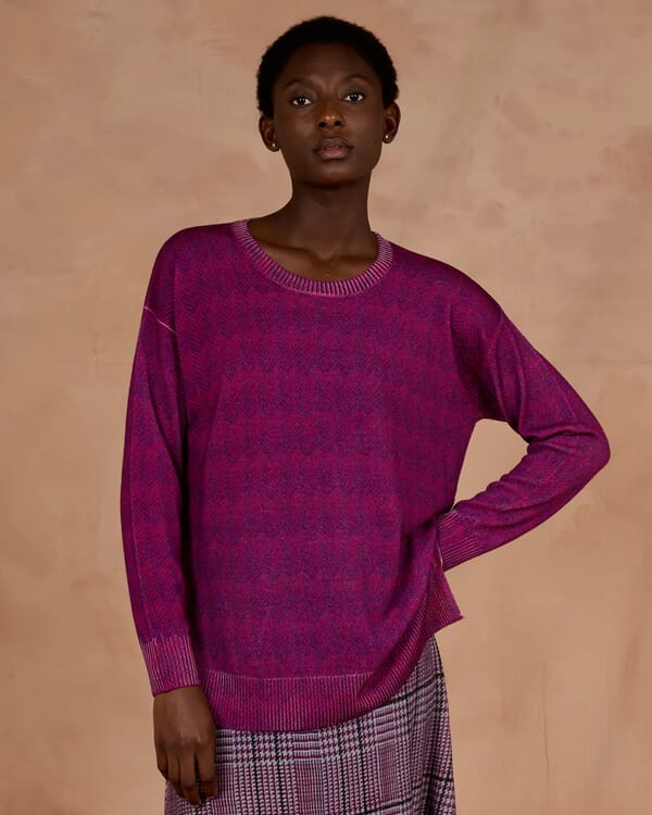 in bed with you MULTIPRINT REVERSIBLE CARDIGAN WITH POCKETS COL.506