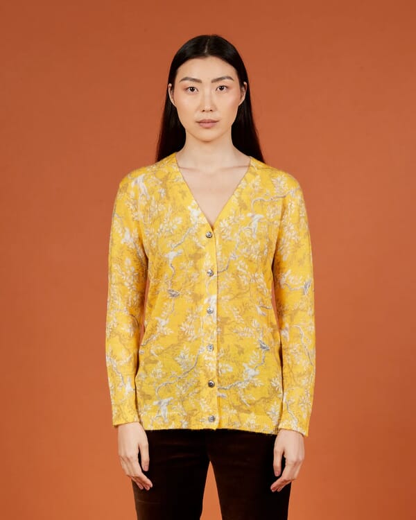 In Bed With You MULTIPRINT REVERSIBLE V NECK JUMPER COL. 256