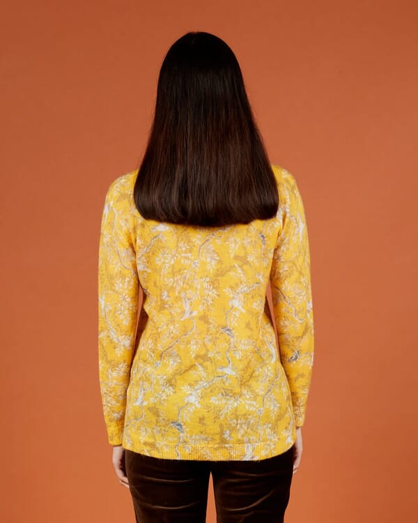 In Bed With You MULTIPRINT REVERSIBLE V NECK JUMPER COL. 256