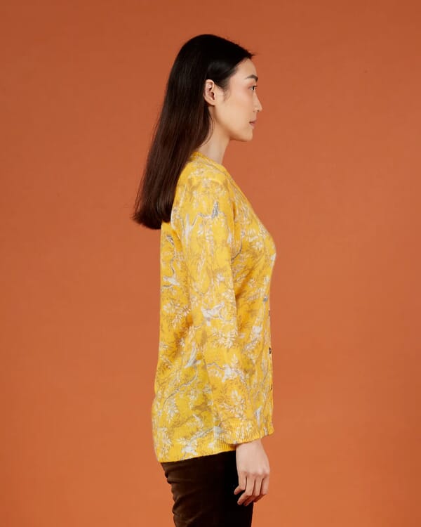 In Bed With You MULTIPRINT REVERSIBLE V NECK JUMPER COL. 256