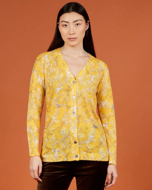 in bed with you MULTIPRINT REVERSIBLE V NECK JUMPER COL. 256