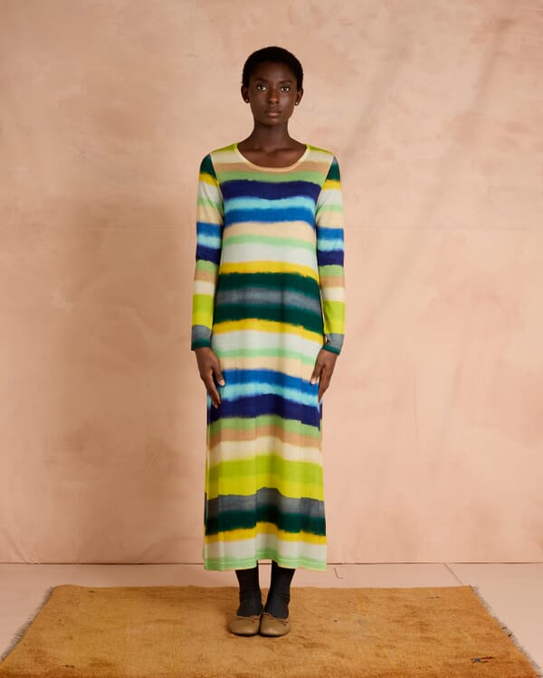 In Bed With You MULTIPRINT REVERSIBLE V NECK JUMPER COL. 257