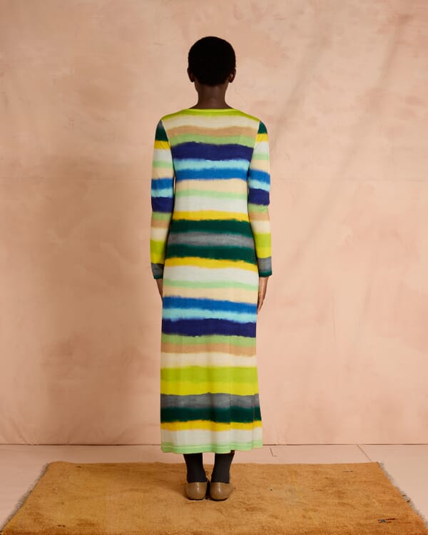 In Bed With You MULTIPRINT REVERSIBLE V NECK JUMPER COL. 257