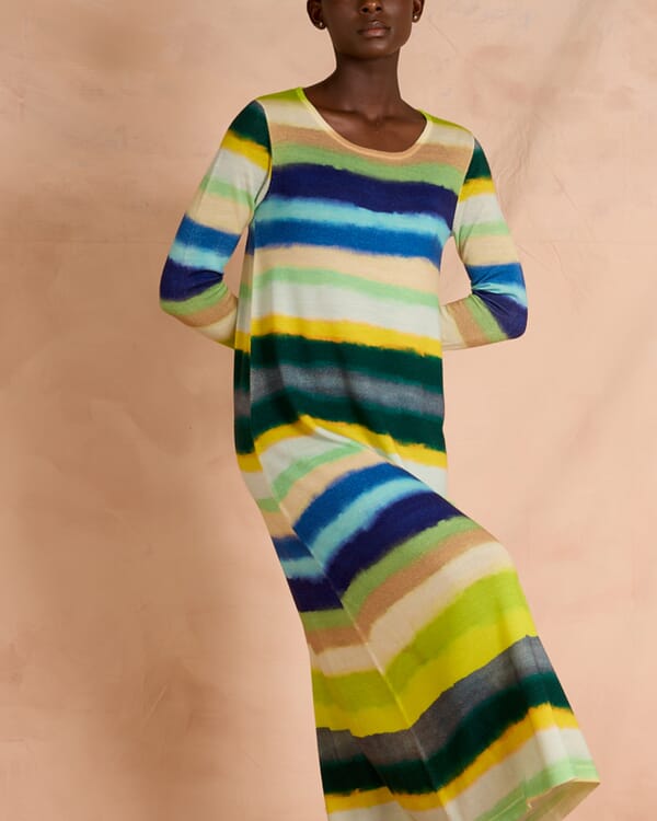 In Bed With You MULTIPRINT REVERSIBLE V NECK JUMPER COL. 257