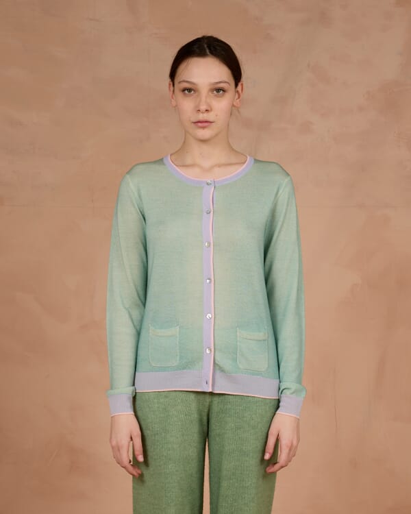 In Bed With You MULTIPRINT REVERSIBLE V NECK JUMPER COL. 623