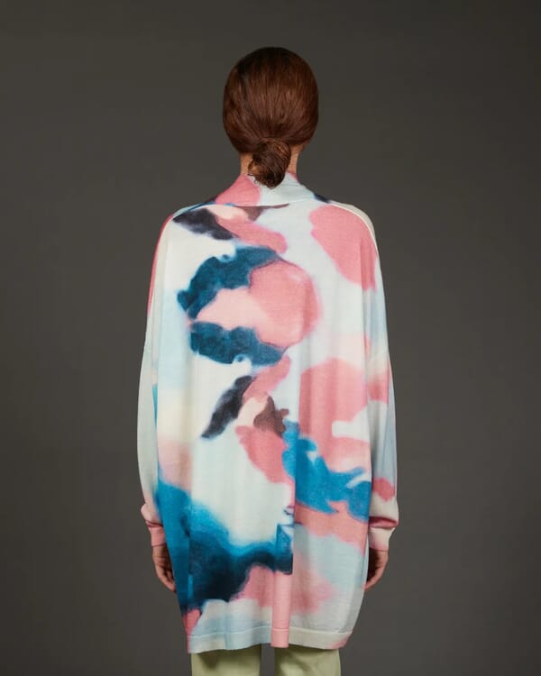 In Bed With You POLKA DOTS PRINT LOOSE-FIT CARDIGAN COL.838