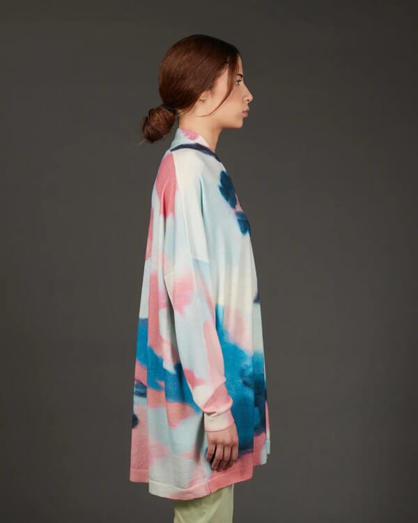 In Bed With You POLKA DOTS PRINT LOOSE-FIT CARDIGAN COL.838