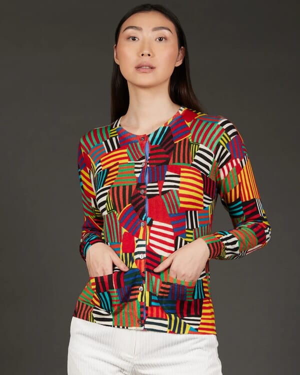 in bed with you SOLID COLOR PRINT BATWING SLEEVES V NECK JUMPER WITH CONTRAST TRIM COL.021