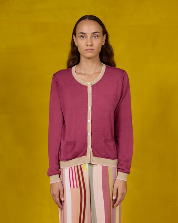 In Bed With You SOLID COLOR PRINT BATWING SLEEVES V NECK JUMPER WITH CONTRAST TRIM COL.011