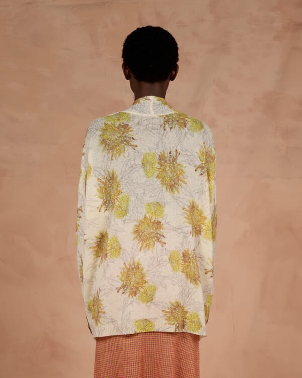 In Bed With You SOLID COLOR PRINT BATWING SLEEVES V NECK JUMPER WITH CONTRAST TRIM COL.021