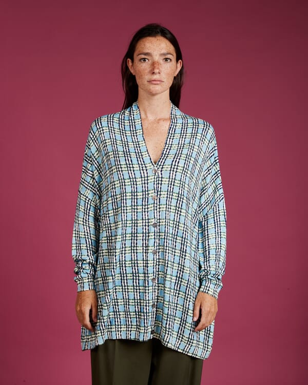 In Bed With You SOLID COLOR PRINT BATWING SLEEVES V NECK JUMPER WITH CONTRAST TRIM COL.051