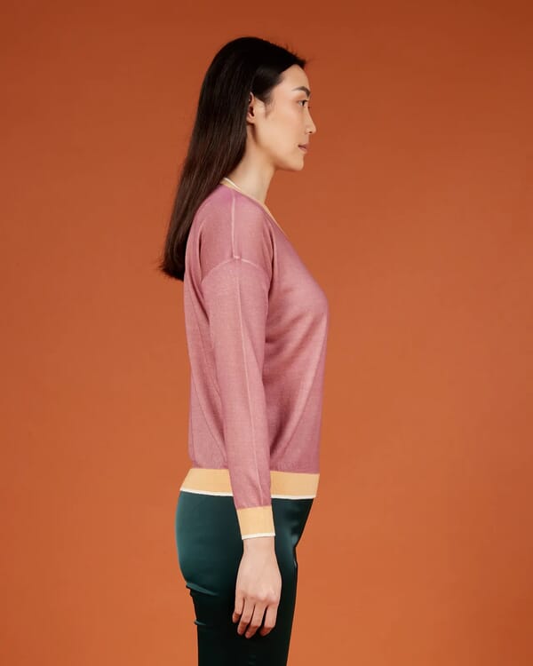 In Bed With You SOLID COLOR PRINT CREWNECK CARDIGAN COL.023