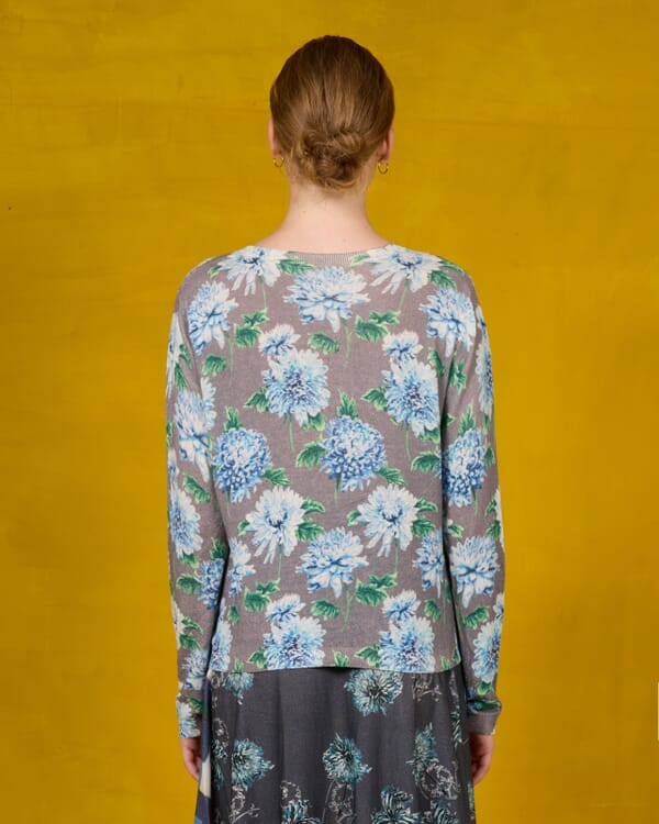 In Bed With You SOLID COLOR PRINT CREWNECK JUMPER COL.001