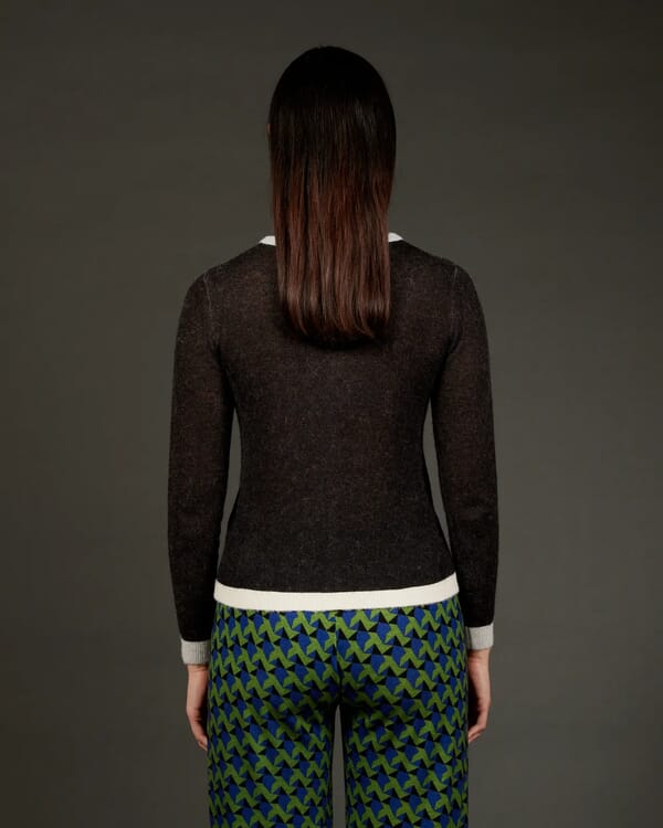 In Bed With You SOLID COLOR PRINT CREWNECK JUMPER COL.001