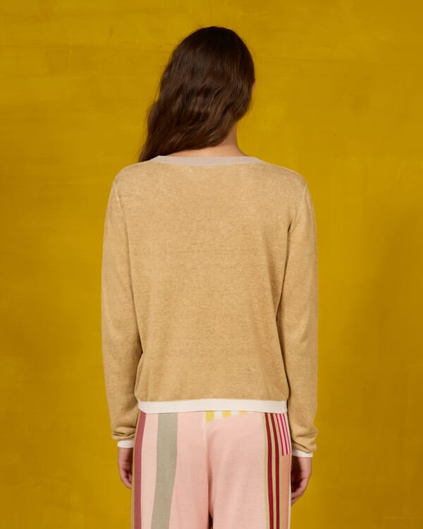 In Bed With You SOLID COLOR PRINT CREWNECK JUMPER COL.025