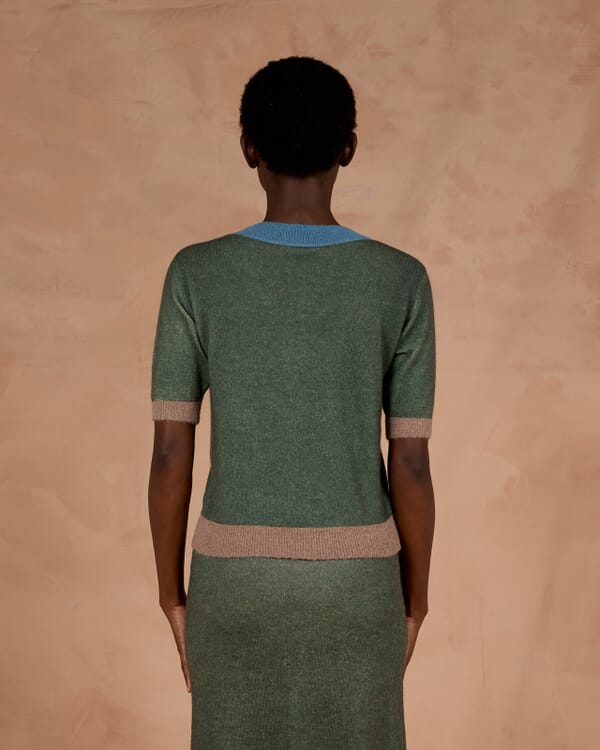 In Bed With You SOLID COLOR PRINT CREWNECK JUMPER COL.025