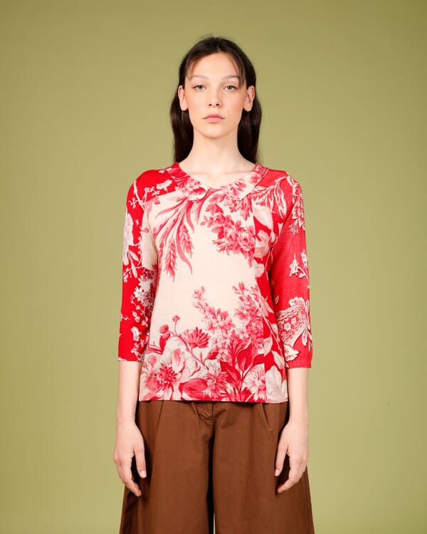 In Bed With You SOLID COLOR PRINT CREWNECK JUMPER COL.025