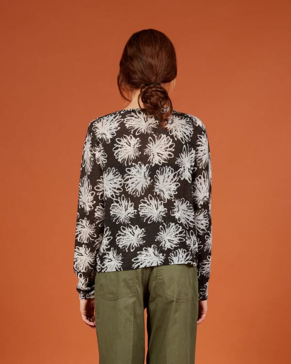 In Bed With You SOLID COLOR PRINT CREWNECK JUMPER COL.027