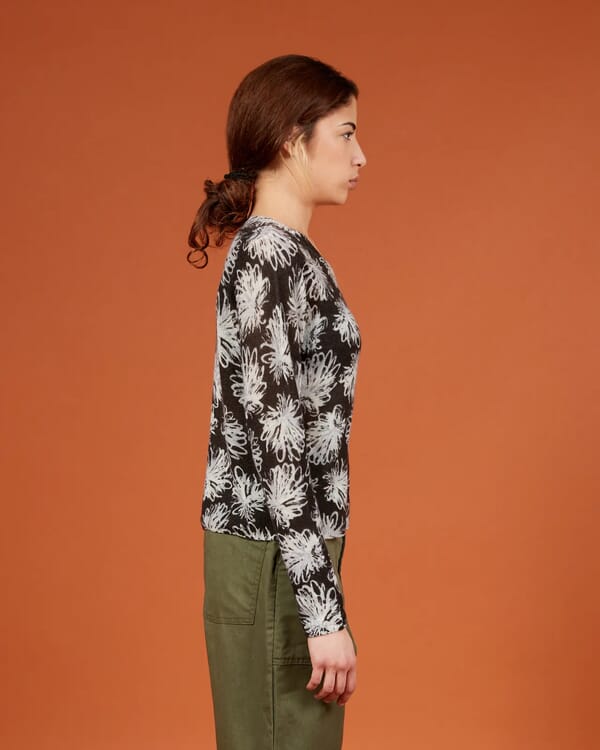 In Bed With You SOLID COLOR PRINT CREWNECK JUMPER COL.027