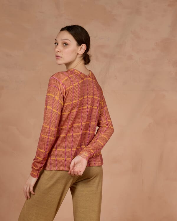 In Bed With You SOLID COLOR PRINT CREWNECK JUMPER COL.041