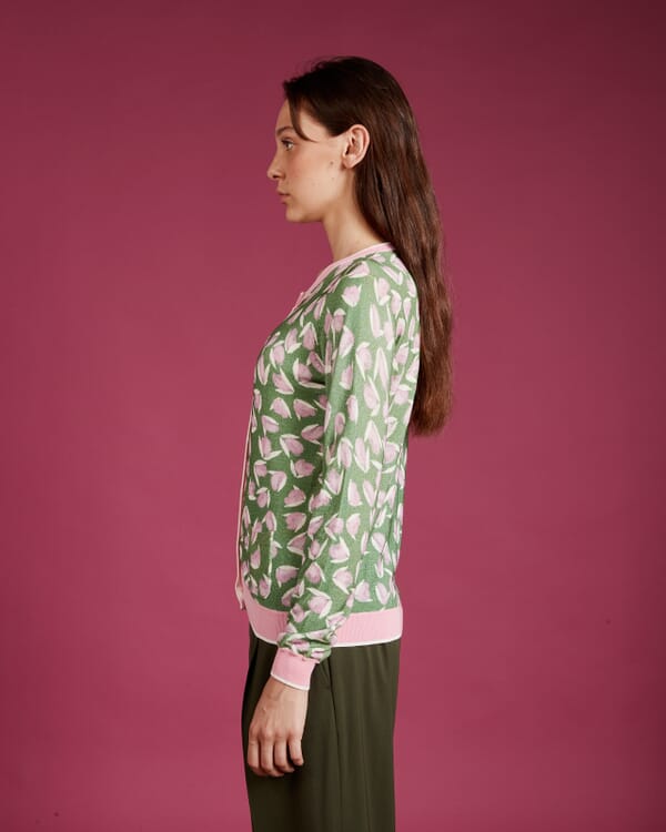 In Bed With You SOLID COLOR PRINT CREWNECK JUMPER COL.042