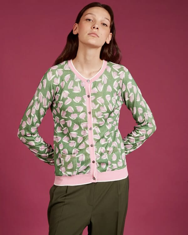 in bed with you SOLID COLOR PRINT CREWNECK JUMPER COL.042