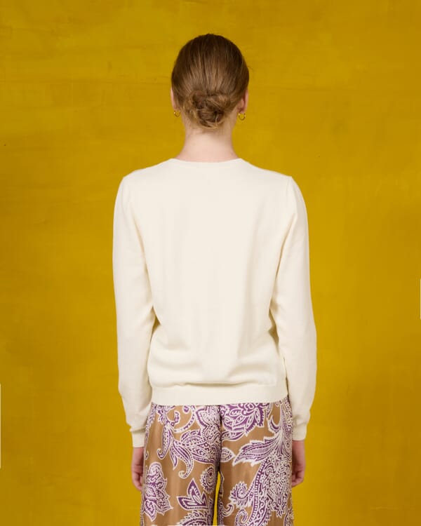 In Bed With You SOLID COLOR PRINT CREWNECK JUMPER COL.051